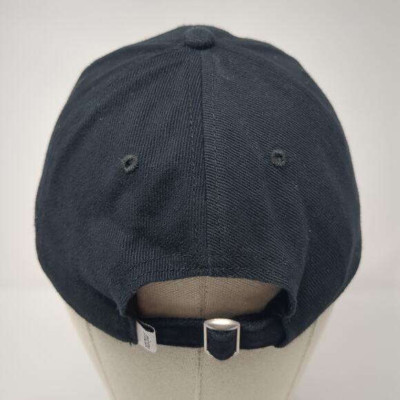 Micron Slideback Baseball Cap Black One Size Adjustable Promoshop Cotton - Picture 5 of 9